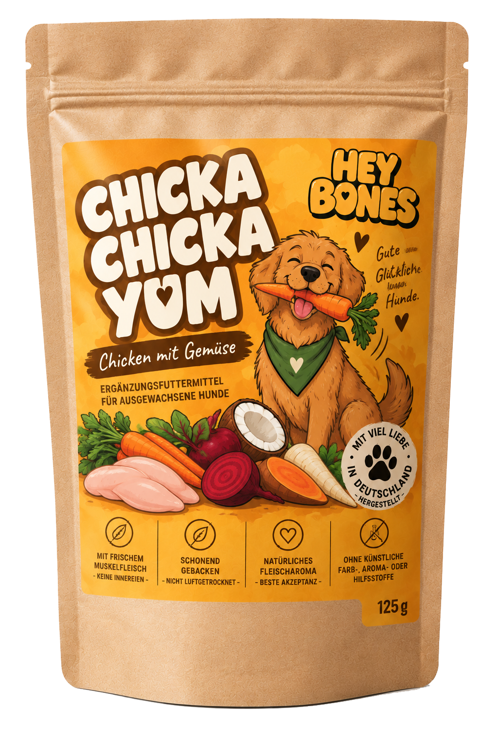 CHICKA CHICKA YUM
für Hunde